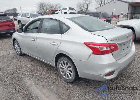 2017 Nissan Sentra Sv z USA, uszkodzony, nr VIN 3N1AB7AP1HL711694